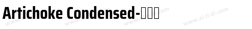 Artichoke Condensed字体转换